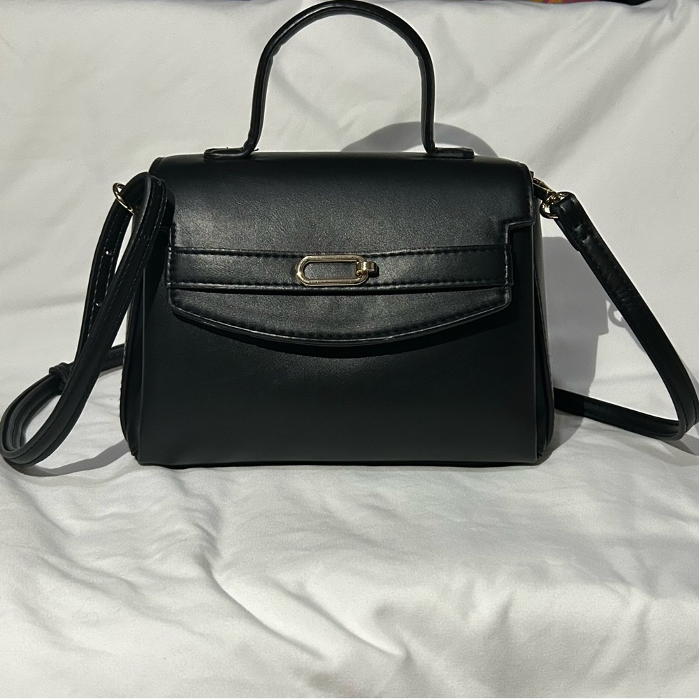 a new day Black Crossbody Bag